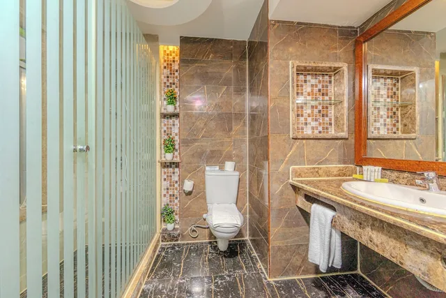 جناح سوبيريور بسرير مزدوج وسريرين منفصلين بإطلالة على الحديقة، Seagull Beach Resort - Families and Couples Only 4/5