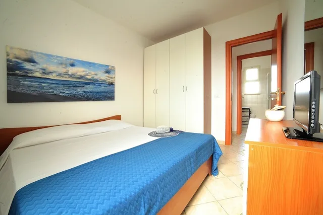 شقة بسرير كوين بشرفة، Residence Riva Mare Ugento 1/2