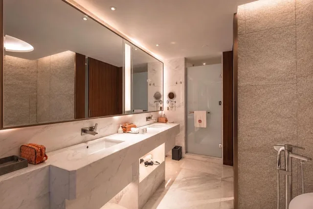 غرفة بسريرين منفصلين بإطلالة على الحديقة، Angsana Zhuhai Phoenix Bay 1/3