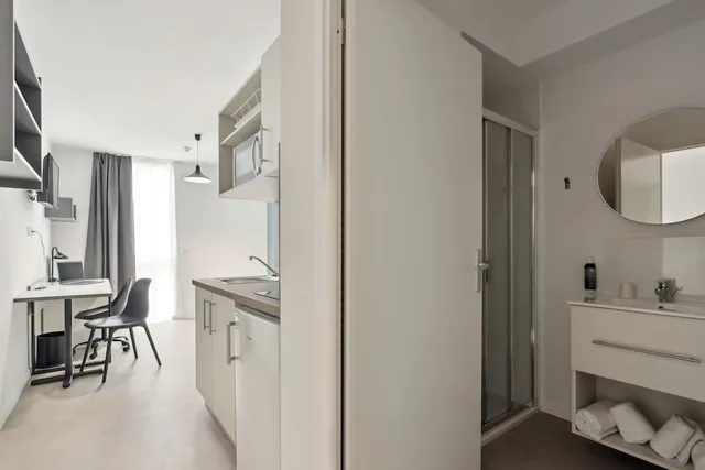 استوديو اقتصادي بسريرين منفصلين، All Suites Appart Hotel Noisy-Le-Grand 2/4