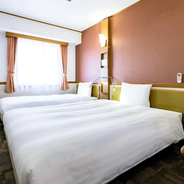 غرفة عائلية بسريرين منفصلين، Toyoko Inn Takasakieki Nishiguchi No 2 2/10