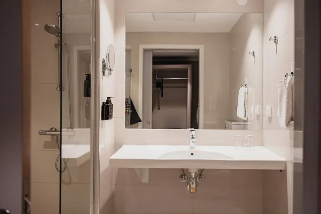 غرفة عائلية بسرير مزدوج مع أريكة، Home Hotel Grand Olav 7/7