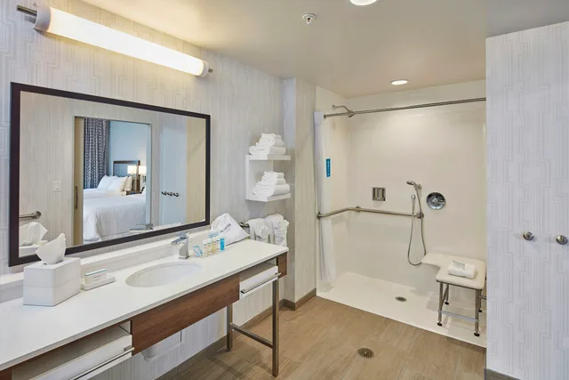 غرفة بسرير كينج لذوي الإعاقة، Hampton Inn and Suites Sacramento At Csus 4/6