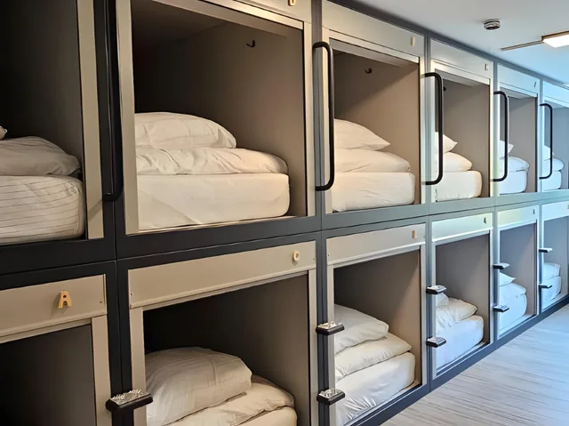 Capsule, Deluxe, Shared Bathroom، Dutchies Hostel 2/2