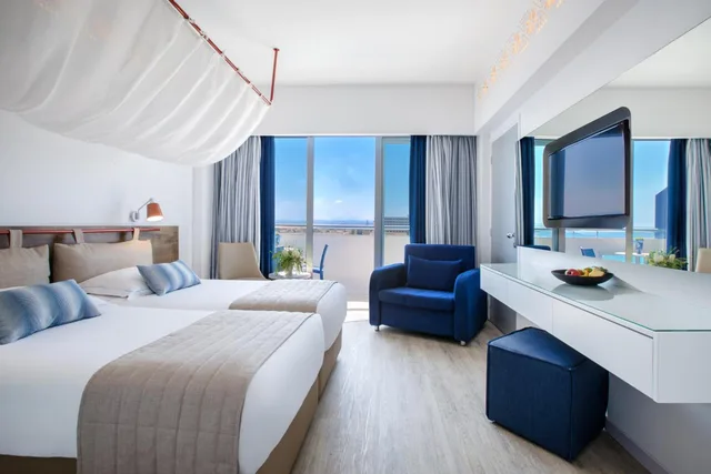 Premium, Superior, Double or Twin Bed, Side Sea View, Lordos Beach Hotel and Spa 3/9