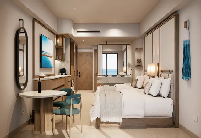 Deluxe, Double Bed, Lagoon View، Beach Palace 2/5