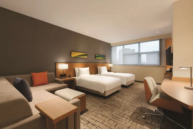 Room, Twin Beds, Sofa, Hyatt Place Yinchuan Dayuecheng 7/10