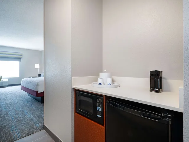 غرفة ديلوكس بسرير كينج مع أريكة، Hampton Inn West Palm Beach Fl Turnpike 9/9