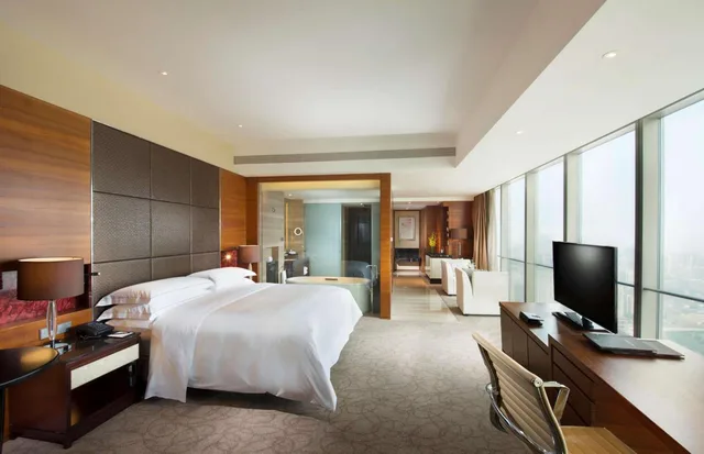 غرفة بريميوم تنفيذية بسرير كينج، Hilton Shijiazhuang 2/7