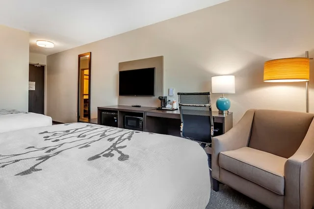 غرفة قياسية بسريرين كوين، Sleep Inn and Suites Lancaster-Platteville 3/6
