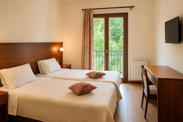 غرفة قياسية بسريرين منفصلين بشرفة، Manthos Hotel Resort and Spa 10/10