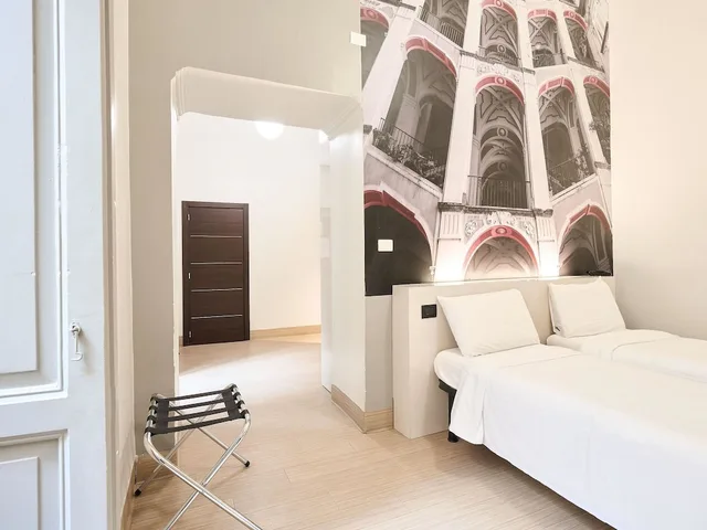 غرفة بسريرين منفصلين لذوي الإعاقة، B&B Hotel Napoli 4/10