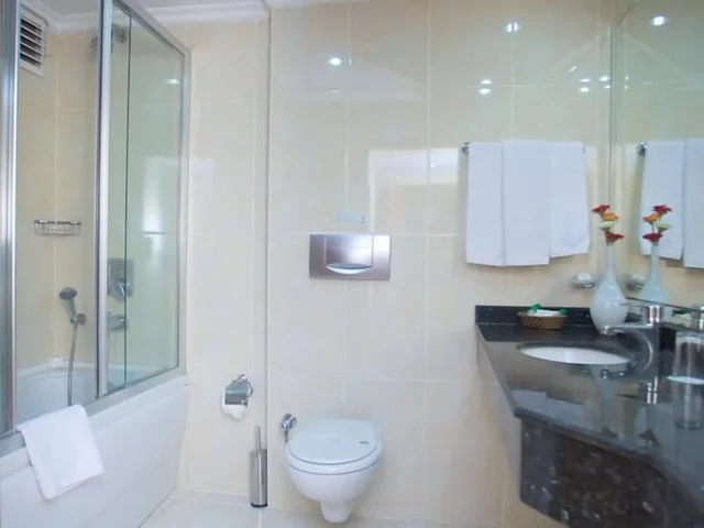 غرفة عائلية بسرير مزدوج وسريرين منفصلين، Grand Hilarium Hotel 9/10