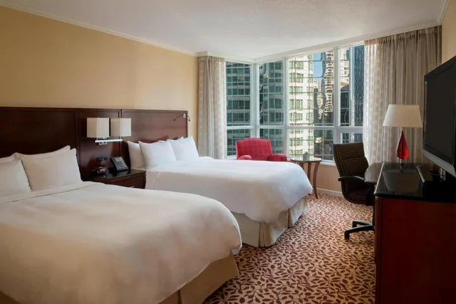 غرفة بسريرين مزدوجين بإطلالة على المدينة، Vancouver Marriott Pinnacle Downtown 1/2