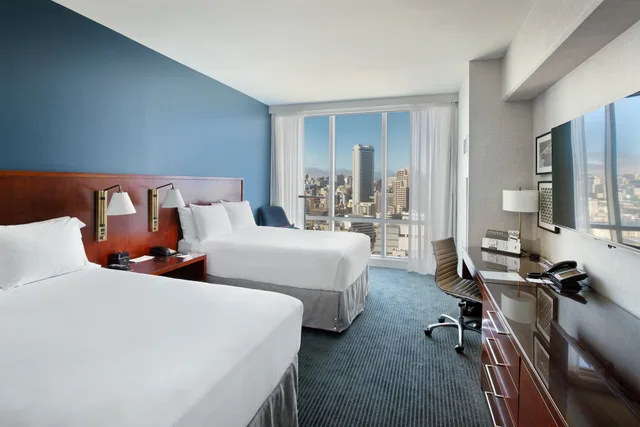 Classic, 2 Double Beds, Skyline View، Intercontinental San Francisco Hotel 4/8