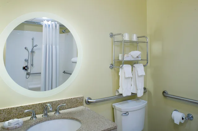 غرفة قياسية بسرير كوين يُسمح فيها بالحيوانات الأليفة لذوي الإعاقة، Best Western Plus Franklin Square Inn Troy/Albany 10/10