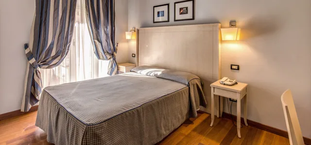 غرفة قياسية بسريرين منفصلين، Hotel Taormina Roma 2/4