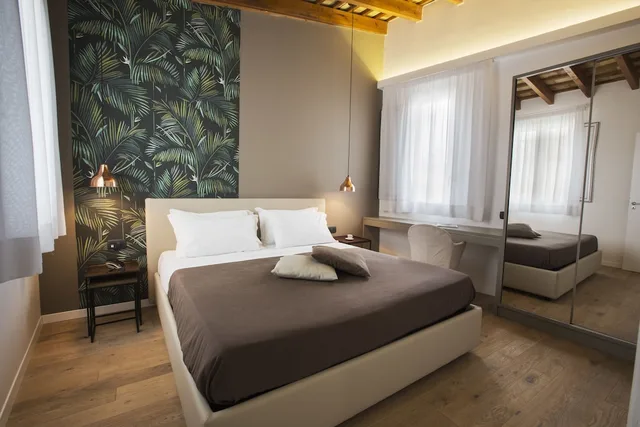 جناح بانورامي بسريرين مزدوجين بإطلالة على المدينة بشرفة، Badia Nuova Residence 6/10