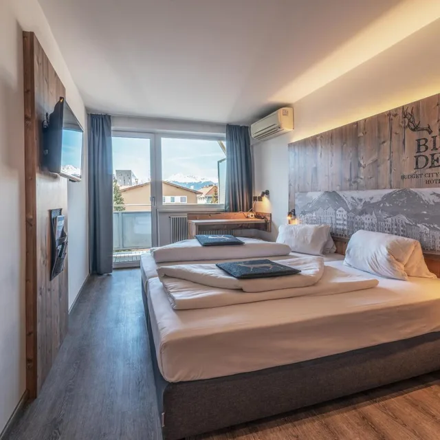 غرفة تنفيذية بسرير مزدوج، Binders Budget City Mountain Hotel 2/10