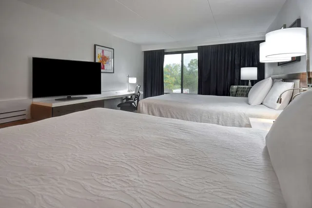 غرفة بريميوم بسريرين كوين، Hilton Garden Inn Detroit Metro Airport 2/10