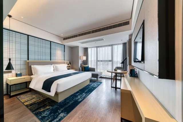 غرفة ديلوكس، Echarm Hotel Nanjing Lishui High-speed Railway Station Wuzhou Trade City 1/1