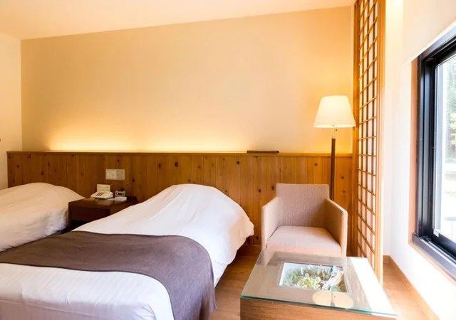 Room, Twin Beds, Shared Bathroom, Yatsugatake Hotel Fuuka 3/4