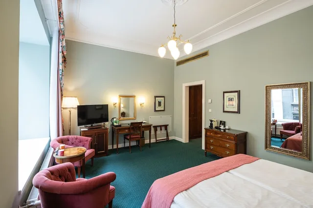 غرفة ديلوكس بسريرين منفصلين مع أريكة، Hotel Liberty Prague 4/7