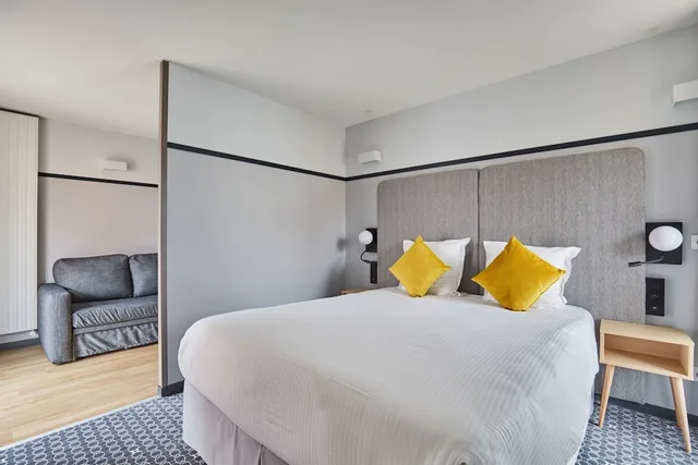 شقة بسريرين منفصلين مع سرير سحّاب إضافي، Appart'hotel Odalys City - Lyon Centre Confluence 3/10