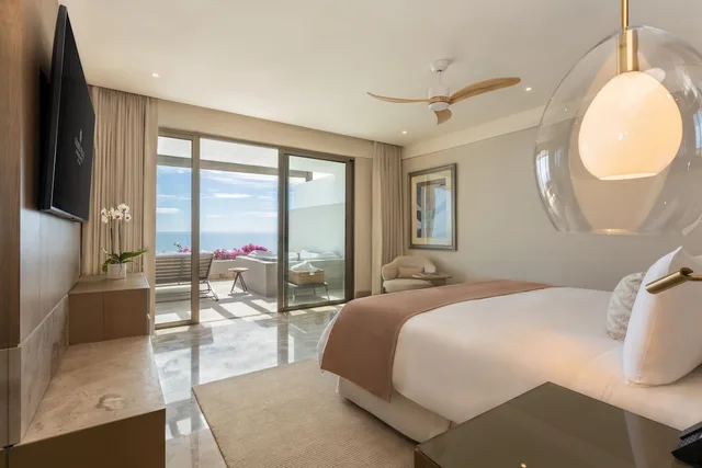 غرفة غراند بسرير كينج، Grand Velas Boutique Hotel 2/4