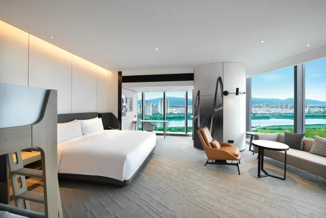 جناح جونيور بسرير كينج وسرير بطابقين بإطلالة على النهر، Crowne Plaza Quanzhou Riverview 1/3