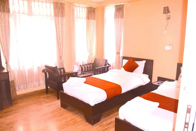 غرفة عائلية بسرير مزدوج وسرير فردي، Hotel Access Nepal 6/10