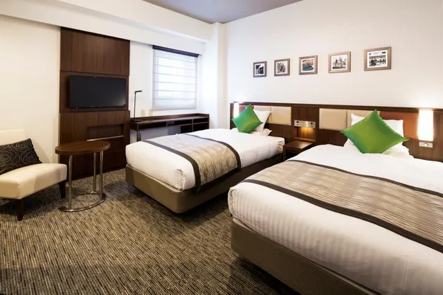 Semi Room, Superior, 2 Semi Double Beds، Hotel Mystays Shin Osaka Conference Center 1/1