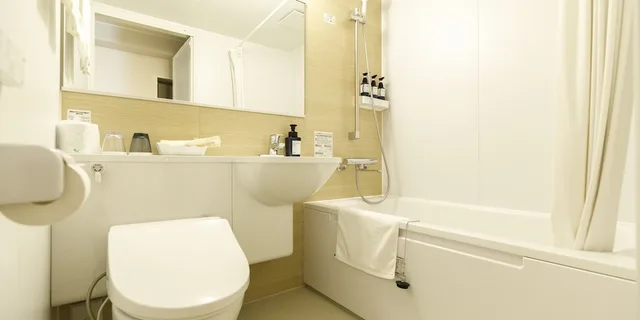 غرفة ثلاثية بسريرين منفصلين مع سرير سحّاب إضافي، Tabist Inuyama Miyako Hotel 6/6