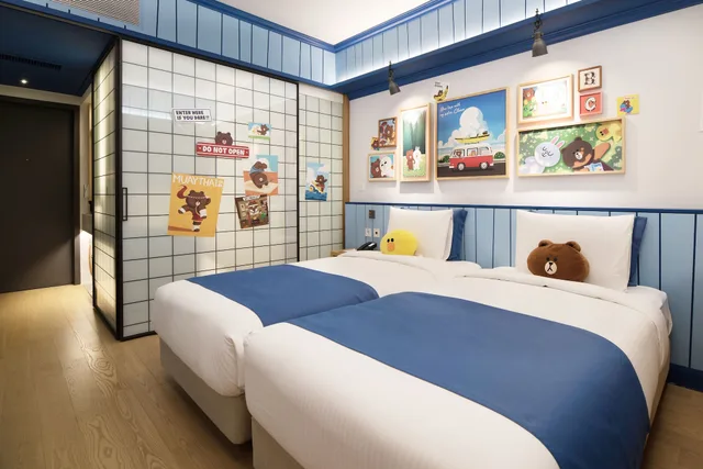 Line Friends, Twin Beds، Sotetsu Hotels The Splaisir Seoul Myeongdong 2/10
