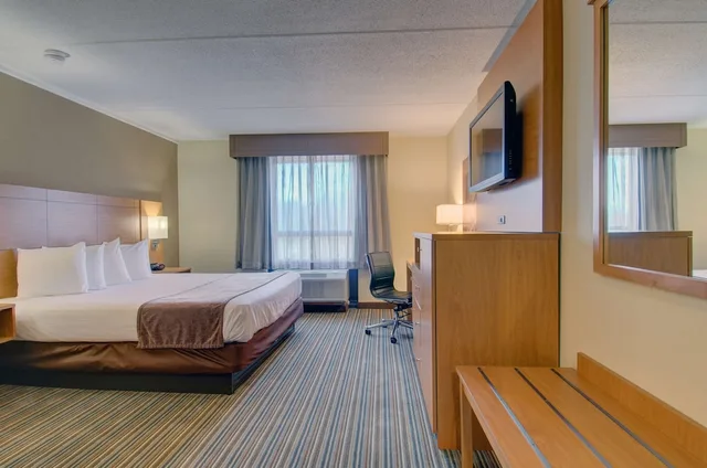 غرفة قياسية بسرير كينج يُسمح فيها بالحيوانات الأليفة، Best Western Royal Plaza Hotel & Trade Center 2/7