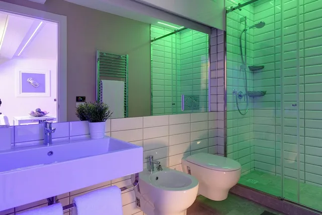 شقة بسريرين كوين بغرفتي نوم مع أريكة، Mamo Florence - Bargello Apartment 8/10