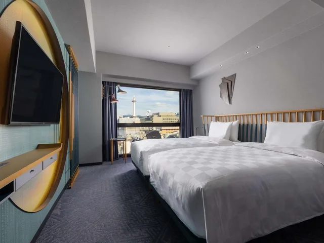 غرفة سوبيريور بسريرين منفصلين بحوض استحمام، Mercure Kyoto Station 3/10