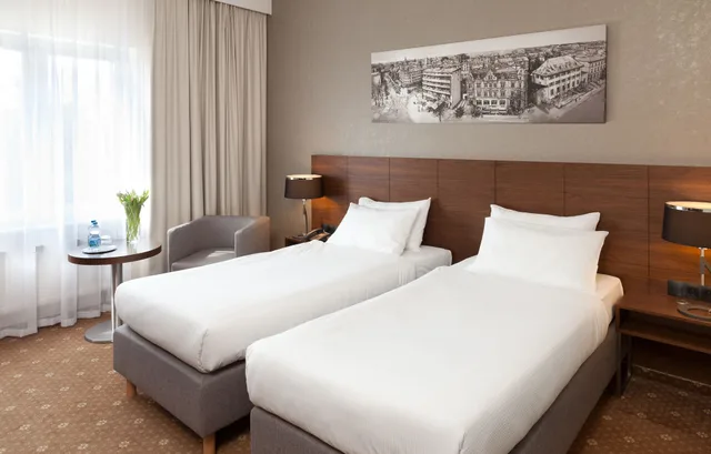 غرفة بزنس بسريرين منفصلين، Warminski Hotel & Conference 1/3