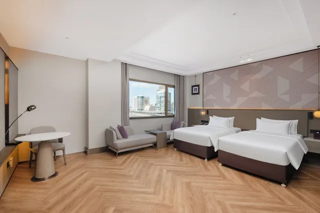 غرفة بريميوم بسريرين منفصلين، Crowne Plaza City Center Ningbo 1/4