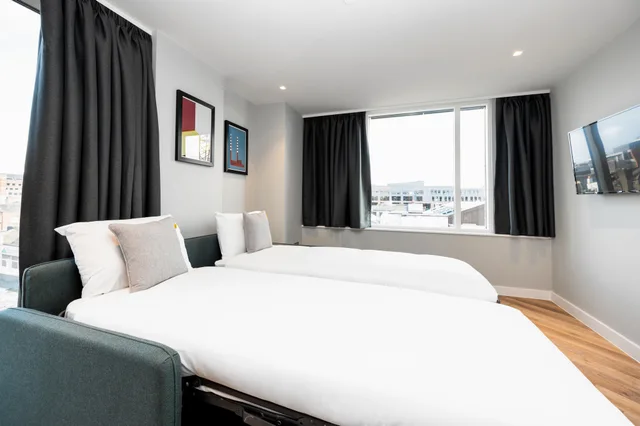 شقة بسرير مزدوج بغرفة نوم واحدة مع أريكة لذوي الإعاقة، Staycity Aparthotels Dublin City Centre 1/4