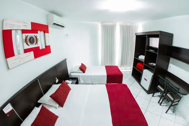 Room, 1 Double and 1 Single Bed, with Extra Bed, Brasilia Park Hotel 2/6