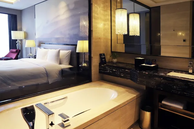 غرفة ديلوكس بسرير كينج، Wanda Realm Wuhan 8/10