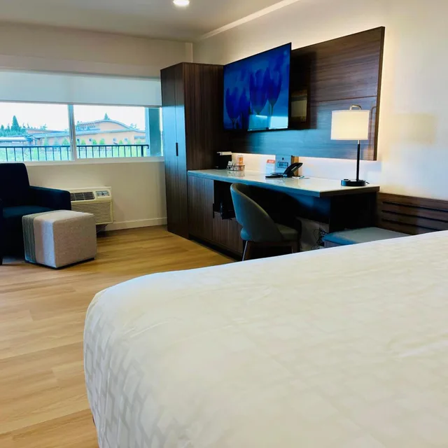 Efficiency, King Bed، Clarion Pointe Mount Vernon - Burlington WA 1/4