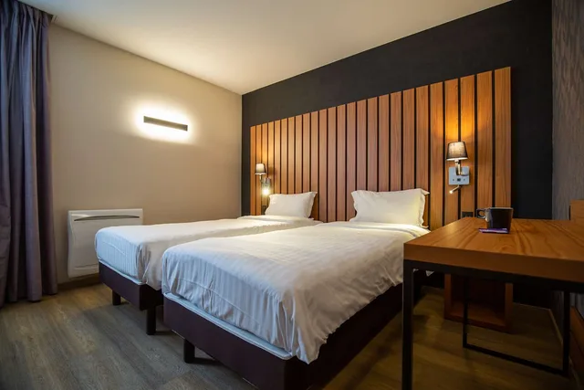 غرفة كومفورت بسريرين منفصلين، Best Western Cote des Sables Plouescat 4/8