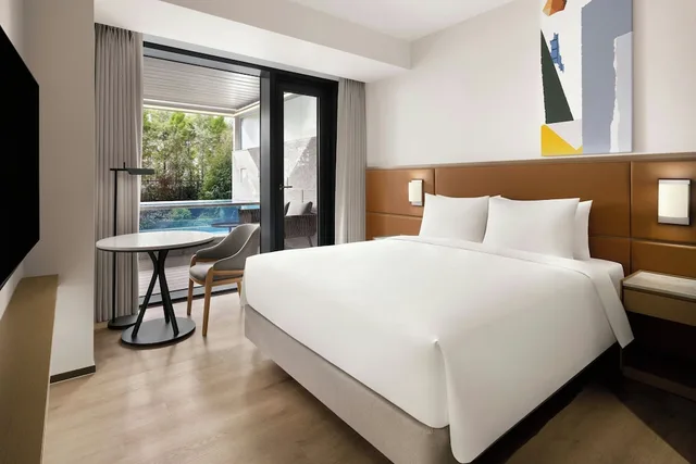 غرفة بريميير بسرير مزدوج، AC Hotel by Marriott Seoul Gangnam 2/5