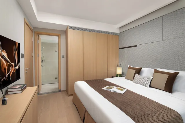 شقة ديلوكس بسرير كينج بغرفة نوم واحدة، Ascott Guangzhou 2/10