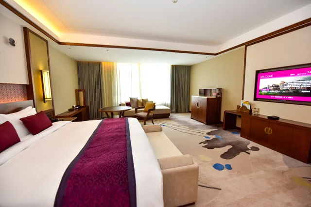 غرفة تنفيذية بسرير كينج، Howard Johnson Neodalle Resort Zhangjiajie 4/4