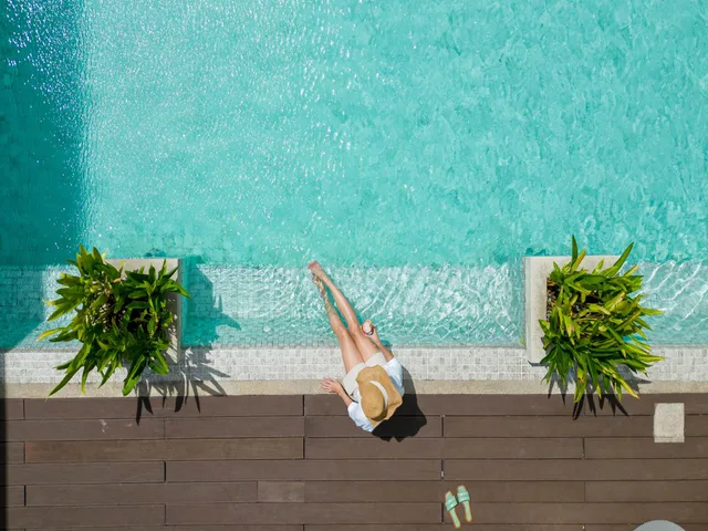 غرفة ديلوكس بسرير مزدوج بإطلالة، Patong Bay Residence 1/1