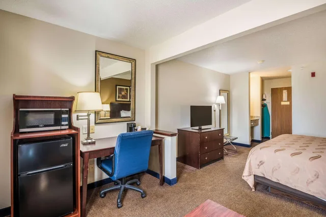 جناح بسرير كينج مع أريكة، Quality Inn & Suites Eldridge Davenport North 3/8