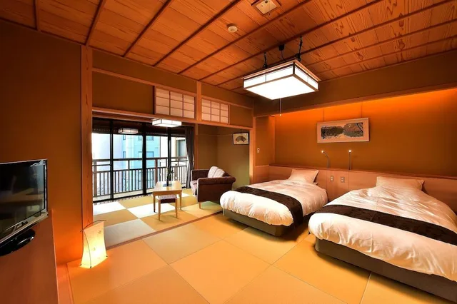 غرفة يابانية عصرية، Kanbayashi Hotel Senjukaku 1/1
